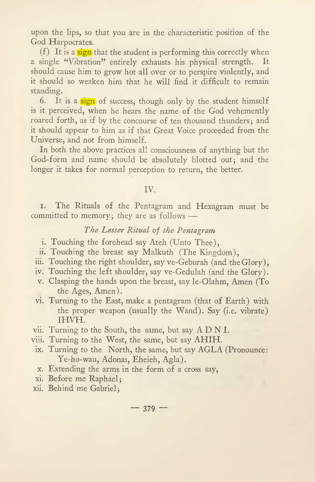 Original scan of Magick in Theory and Practice (Section 4), PDF page 79