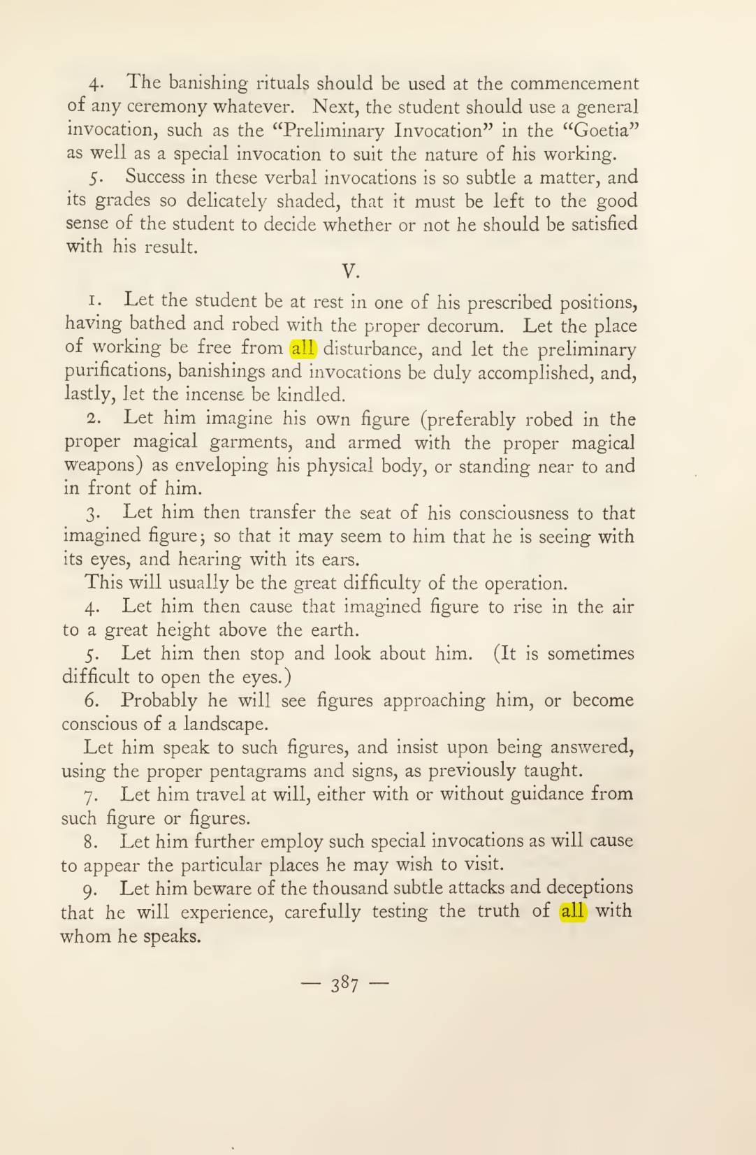 Original scan of Magick in Theory and Practice (Section 4), PDF page 87