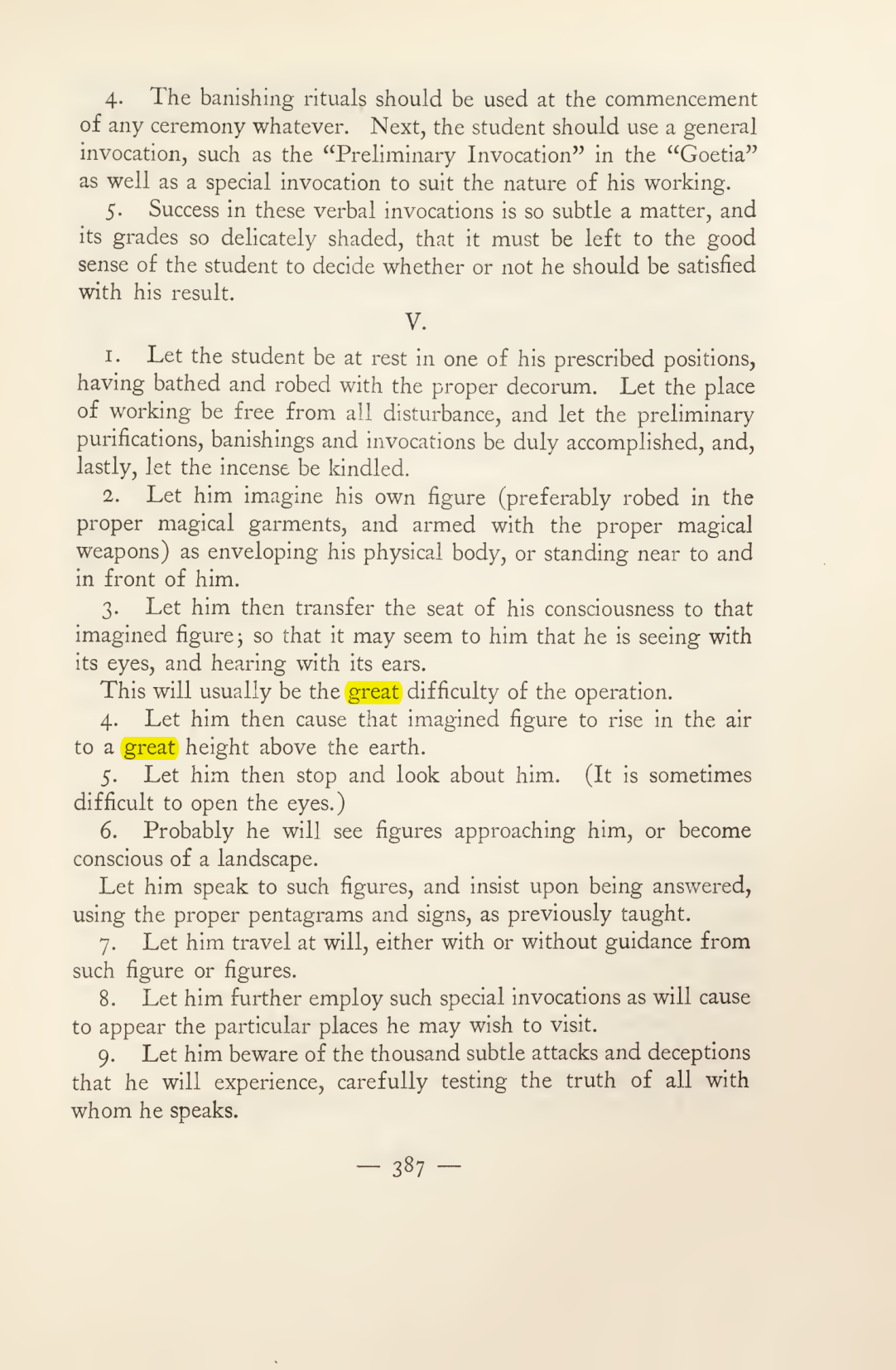 Original scan of Magick in Theory and Practice (Section 4), PDF page 87