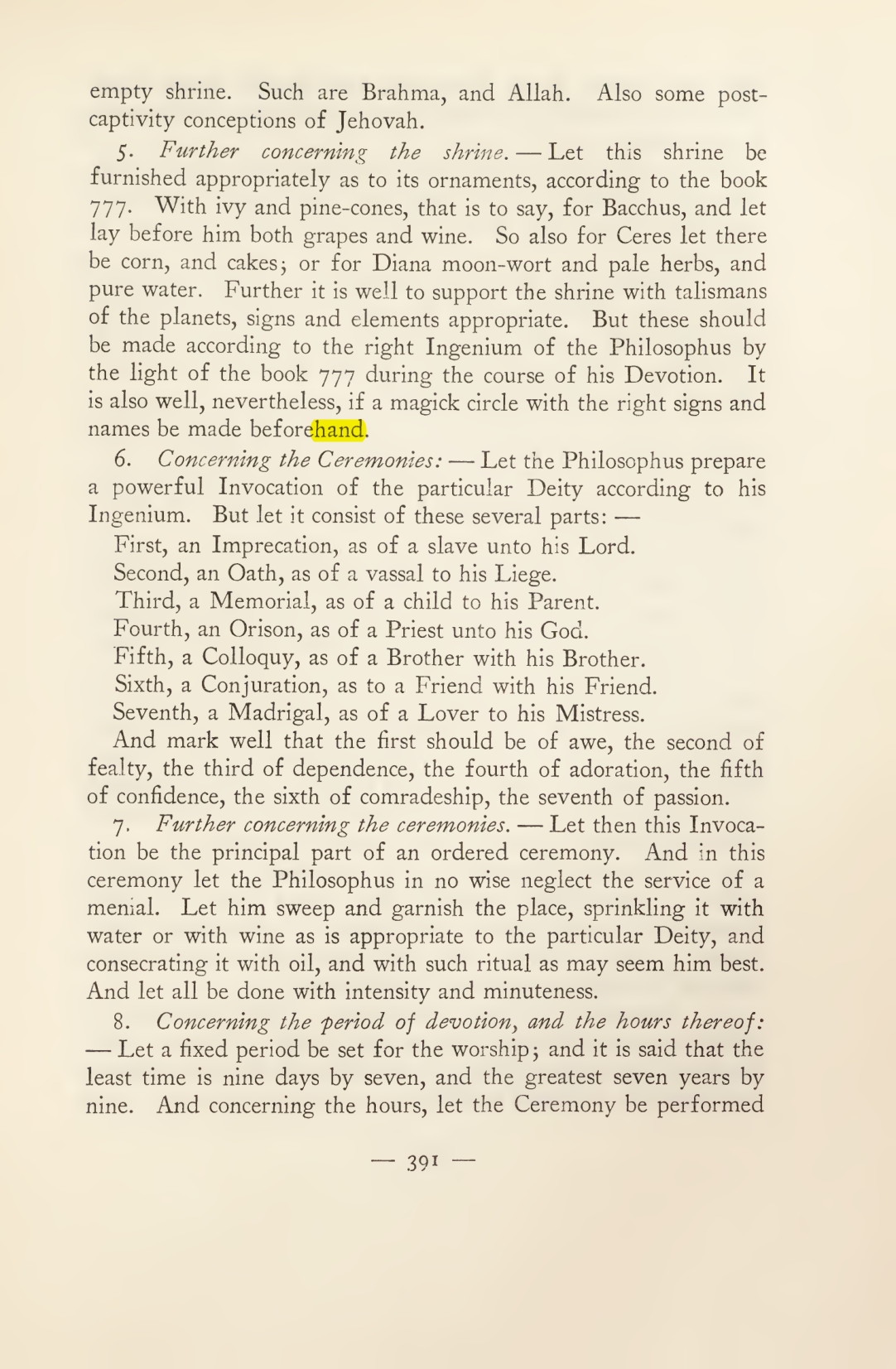 Original scan of Magick in Theory and Practice (Section 4), PDF page 91