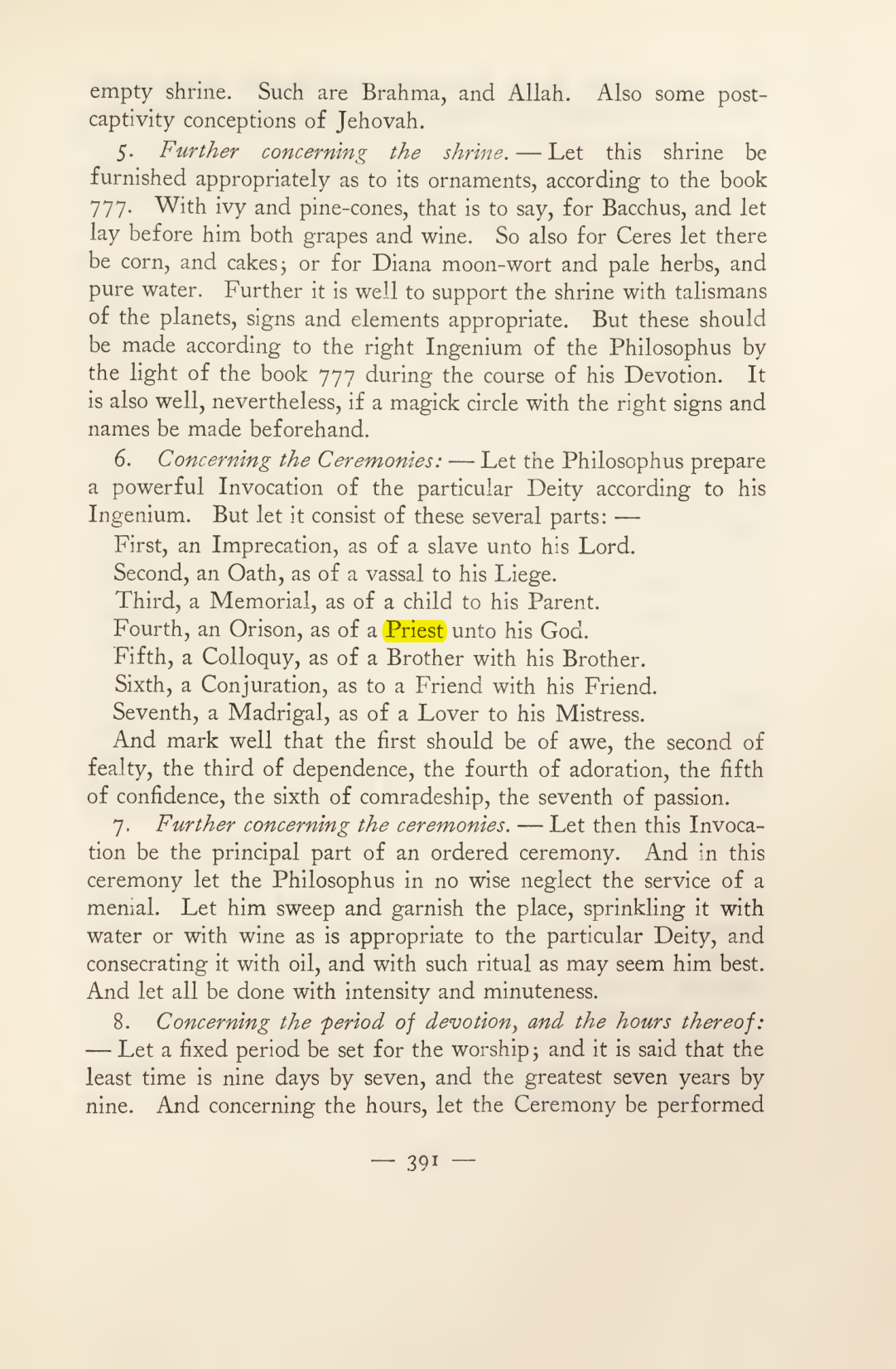 Original scan of Magick in Theory and Practice (Section 4), PDF page 91