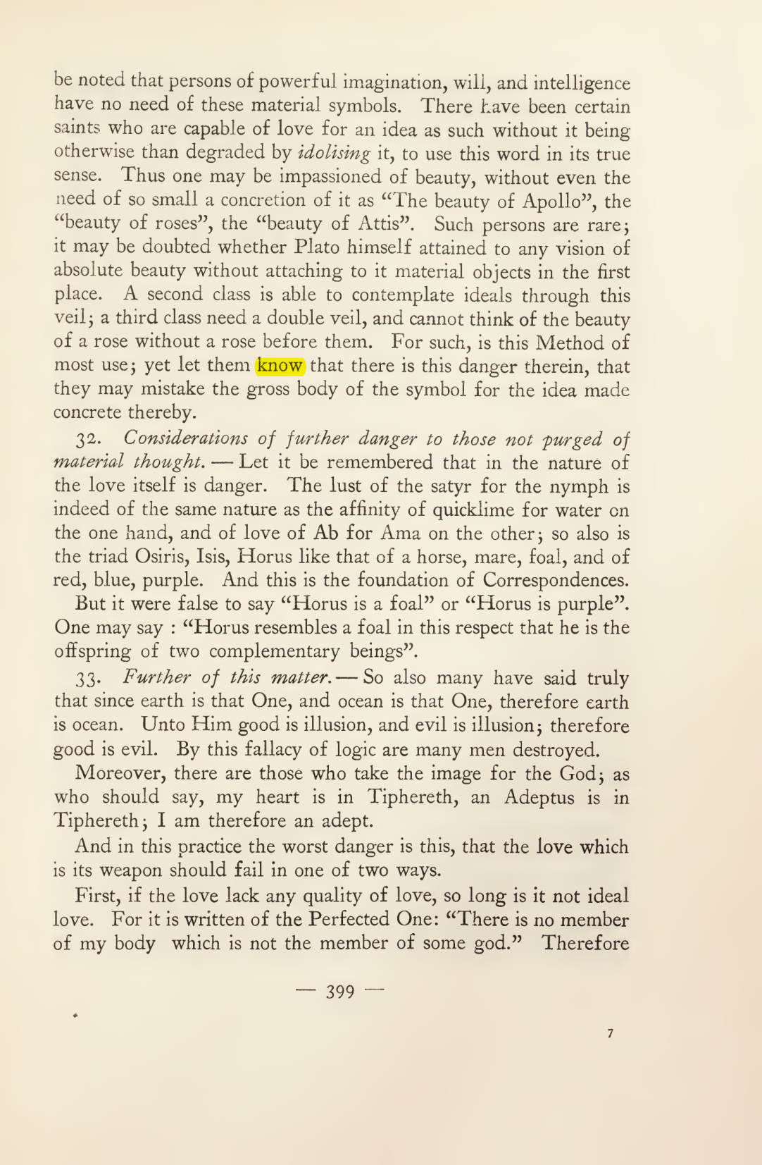 Original scan of Magick in Theory and Practice (Section 4), PDF page 99