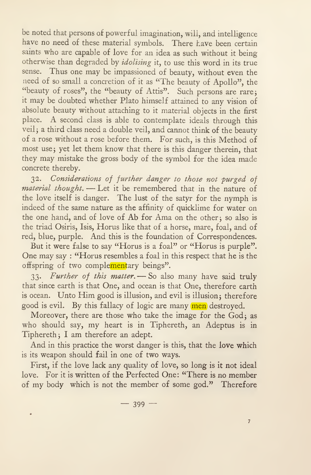 Original scan of Magick in Theory and Practice (Section 4), PDF page 99