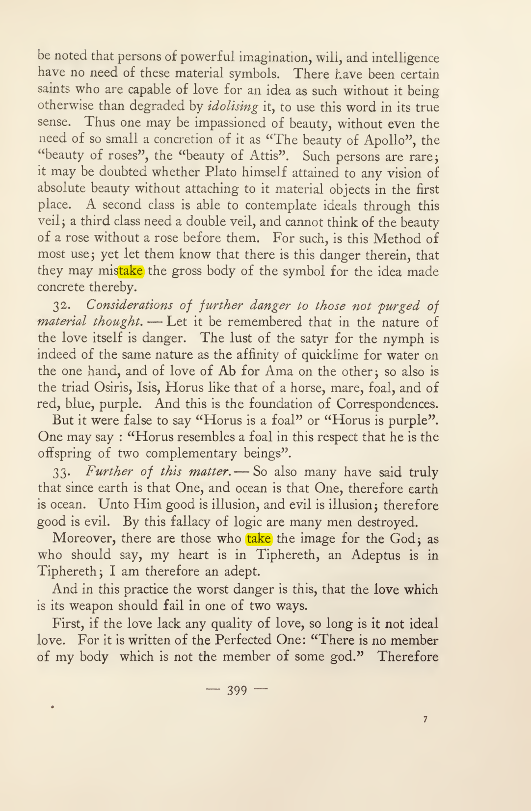 Original scan of Magick in Theory and Practice (Section 4), PDF page 99