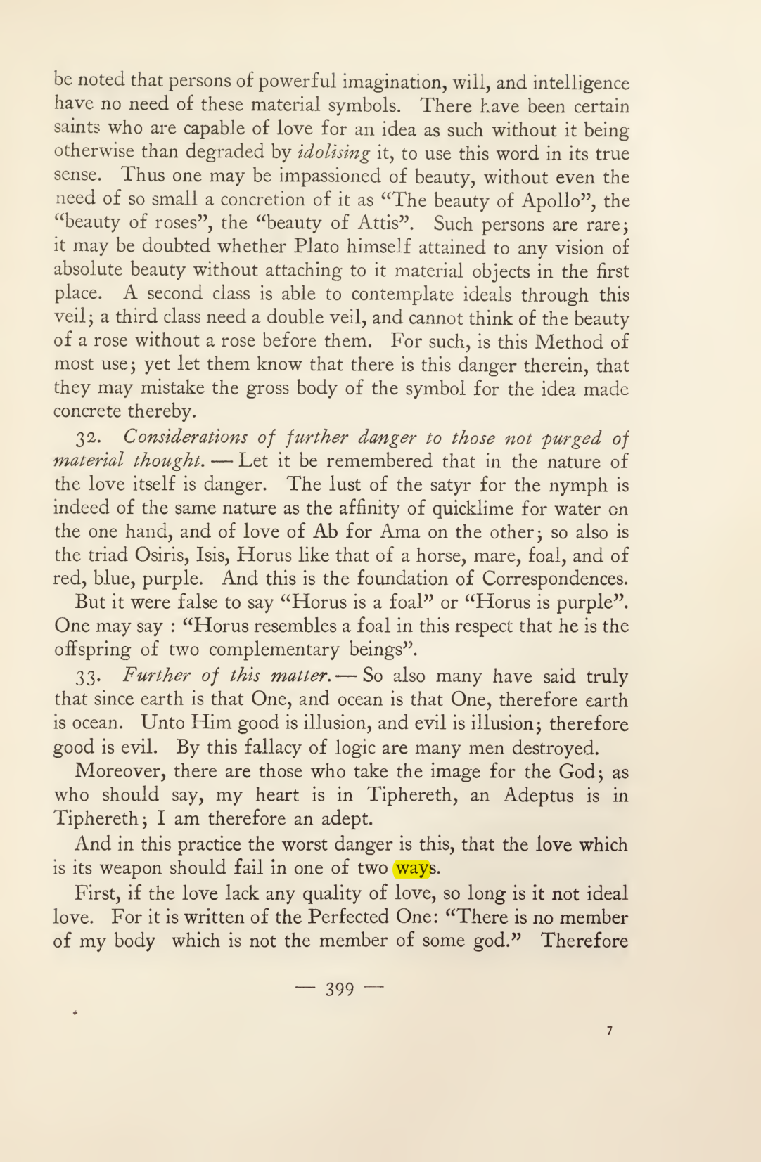 Original scan of Magick in Theory and Practice (Section 4), PDF page 99