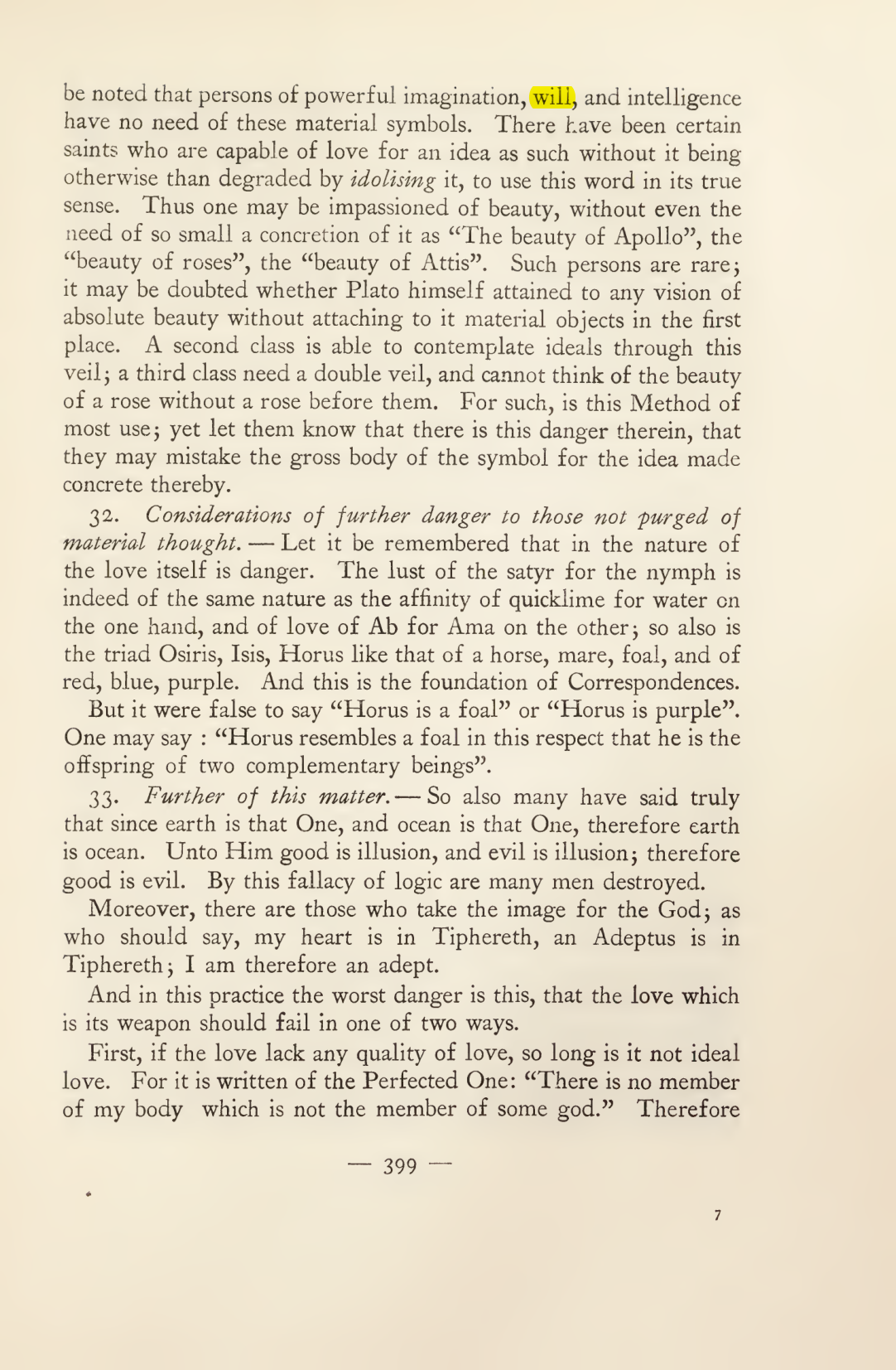 Original scan of Magick in Theory and Practice (Section 4), PDF page 99
