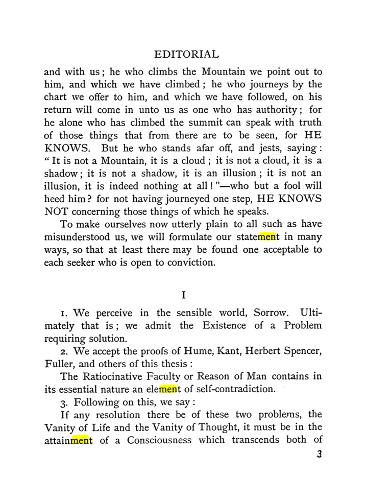 Original scan of The Equinox (Volume I, Number I), PDF page 11