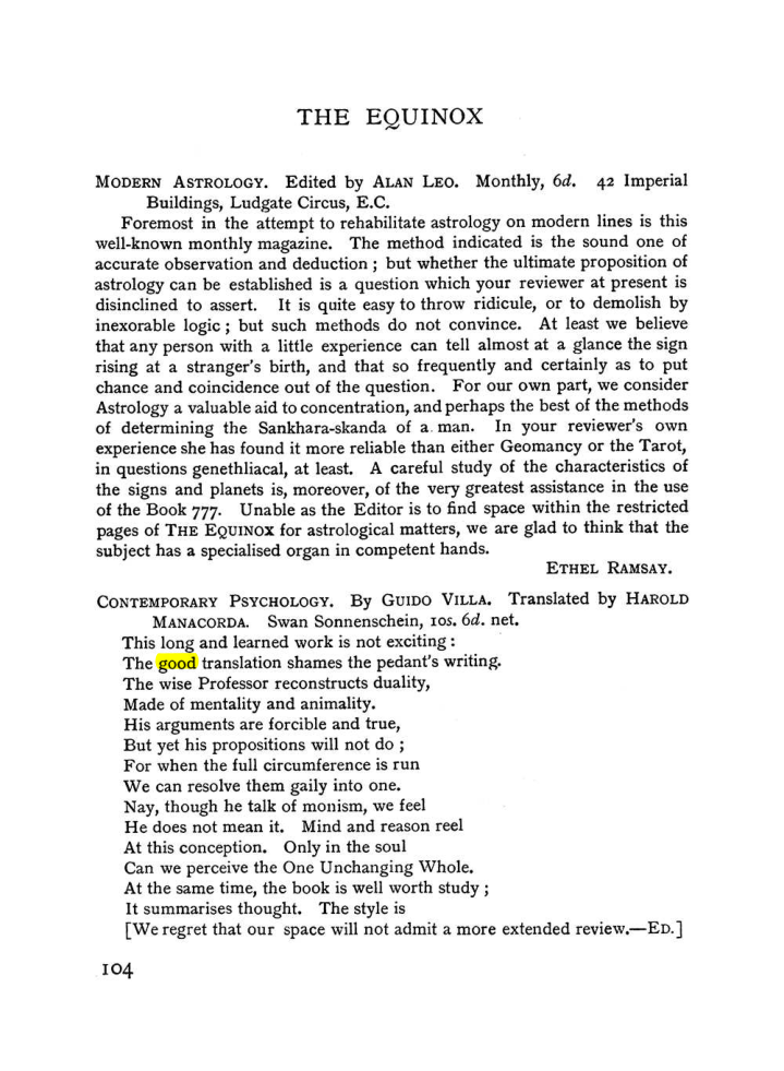 Original scan of The Equinox (Volume I, Number I), PDF page 114