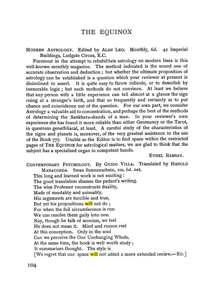 Original scan of The Equinox (Volume I, Number I), PDF page 114