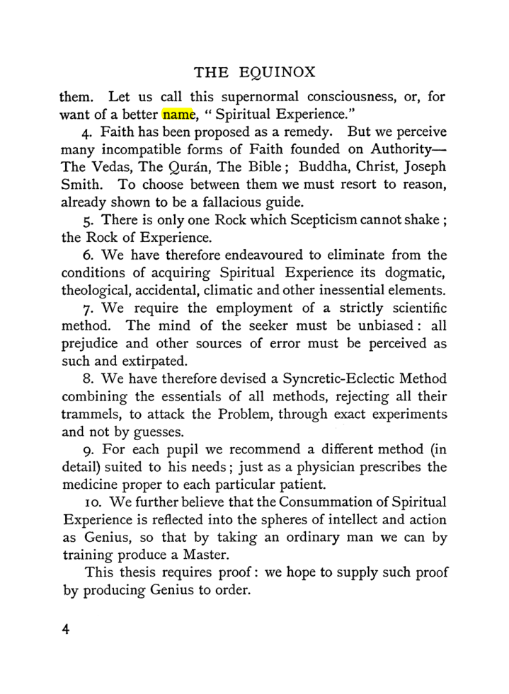 Original scan of The Equinox (Volume I, Number I), PDF page 12
