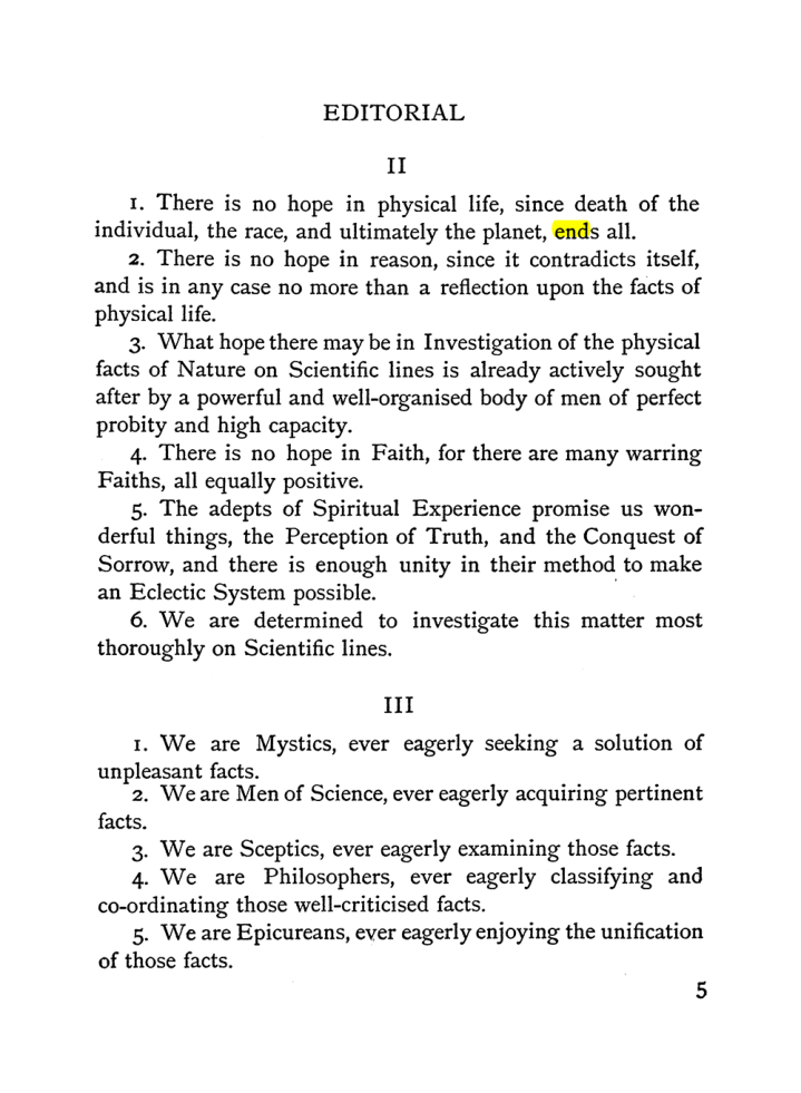 Original scan of The Equinox (Volume I, Number I), PDF page 13