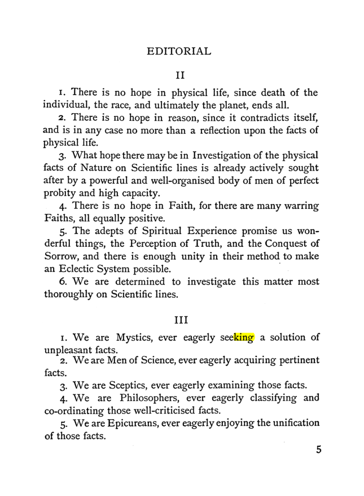 Original scan of The Equinox (Volume I, Number I), PDF page 13
