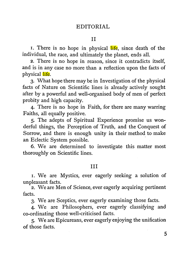 Original scan of The Equinox (Volume I, Number I), PDF page 13