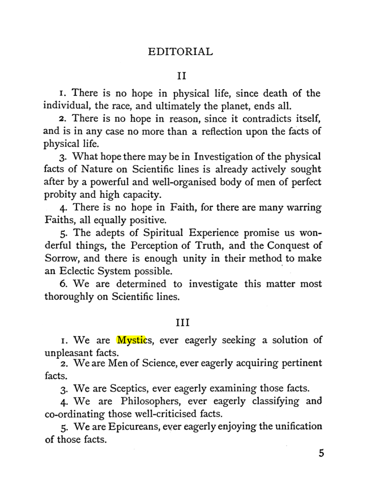 Original scan of The Equinox (Volume I, Number I), PDF page 13