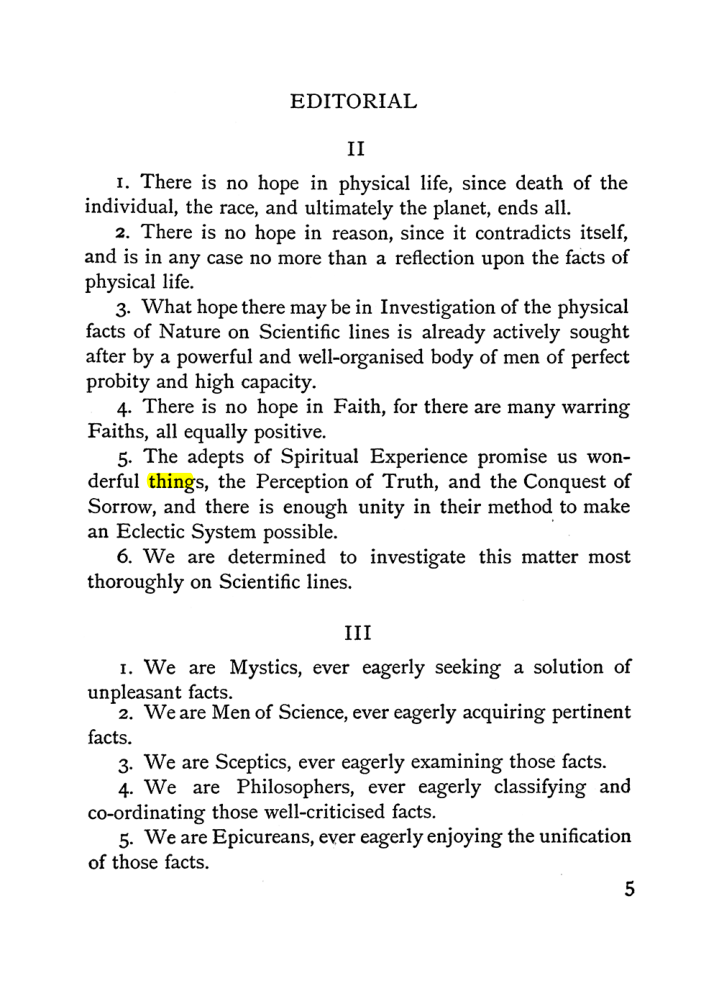 Original scan of The Equinox (Volume I, Number I), PDF page 13