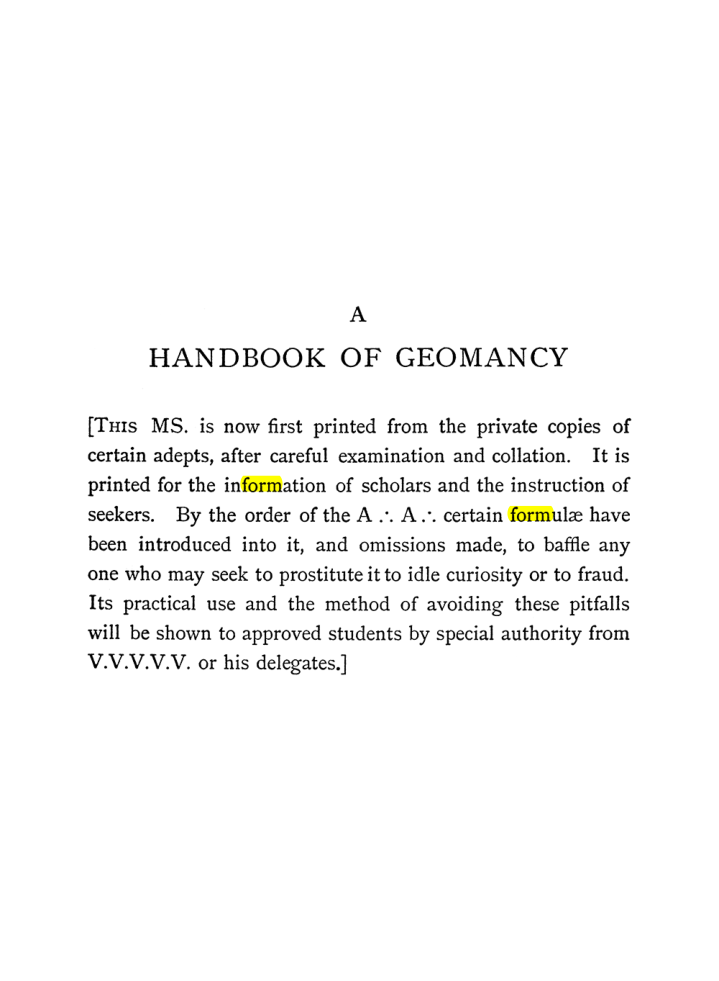 Original scan of The Equinox (Volume I, Number I), PDF page 147