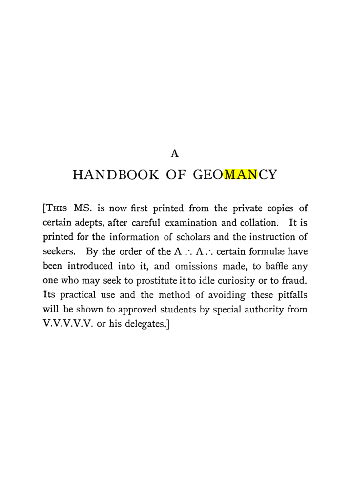 Original scan of The Equinox (Volume I, Number I), PDF page 147