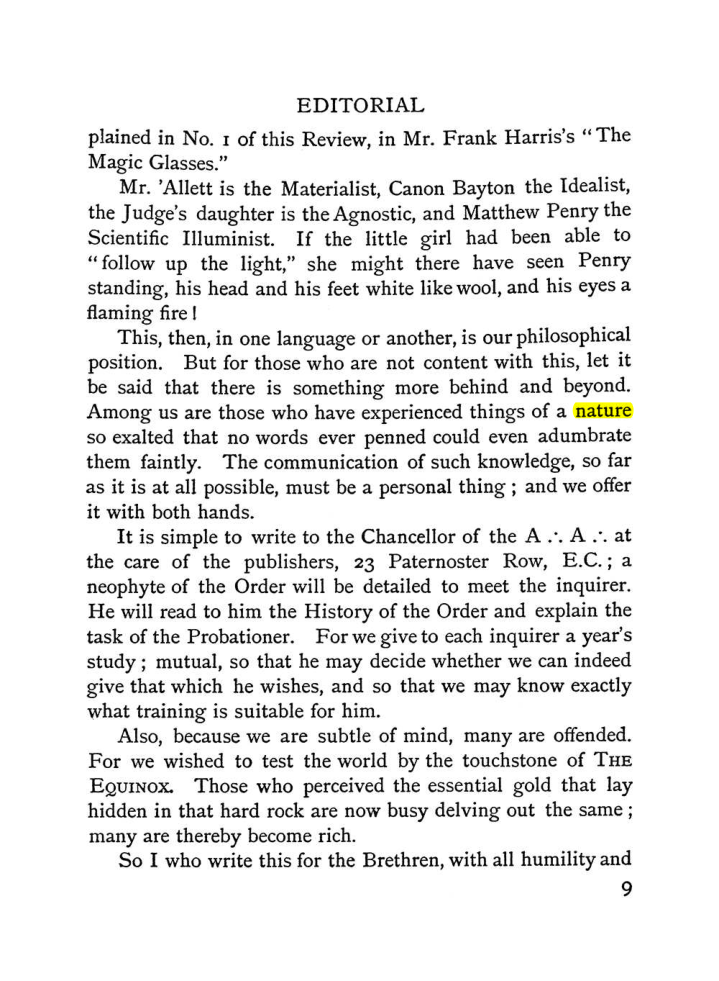 Original scan of The Equinox (Volume I, Number I), PDF page 17