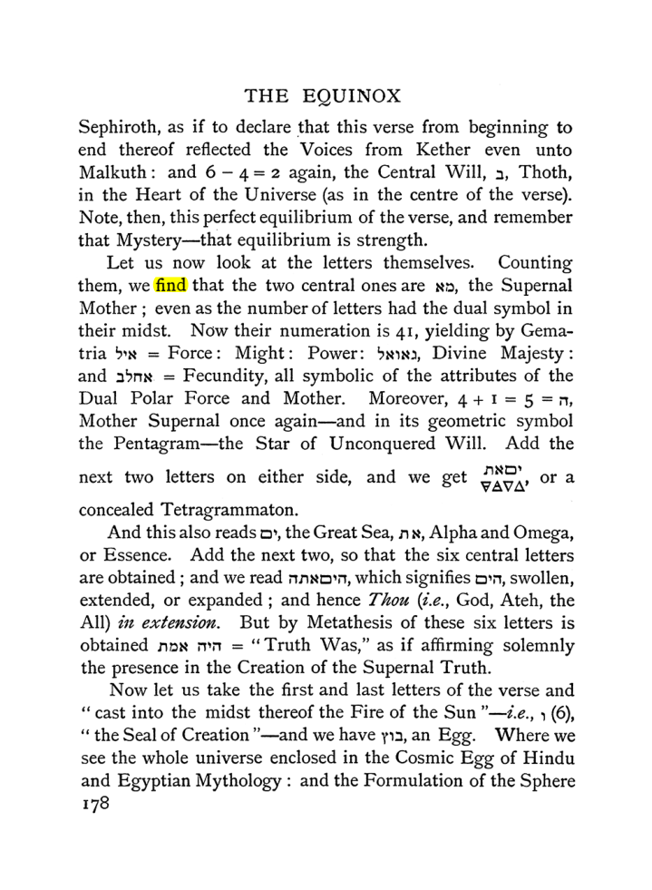 Original scan of The Equinox (Volume I, Number I), PDF page 188