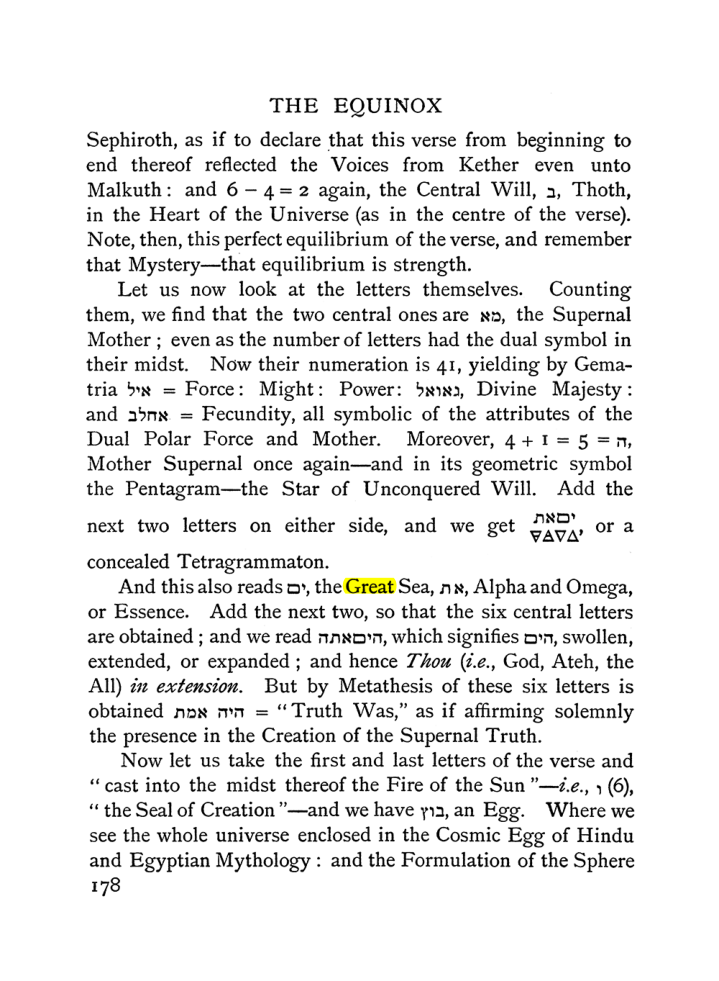 Original scan of The Equinox (Volume I, Number I), PDF page 188