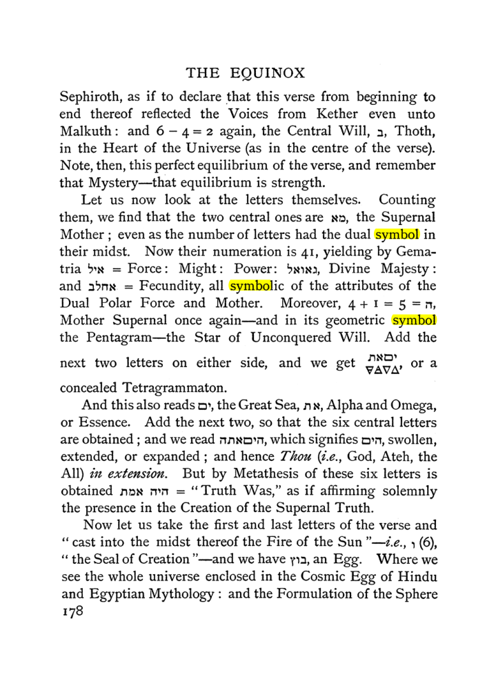 Original scan of The Equinox (Volume I, Number I), PDF page 188