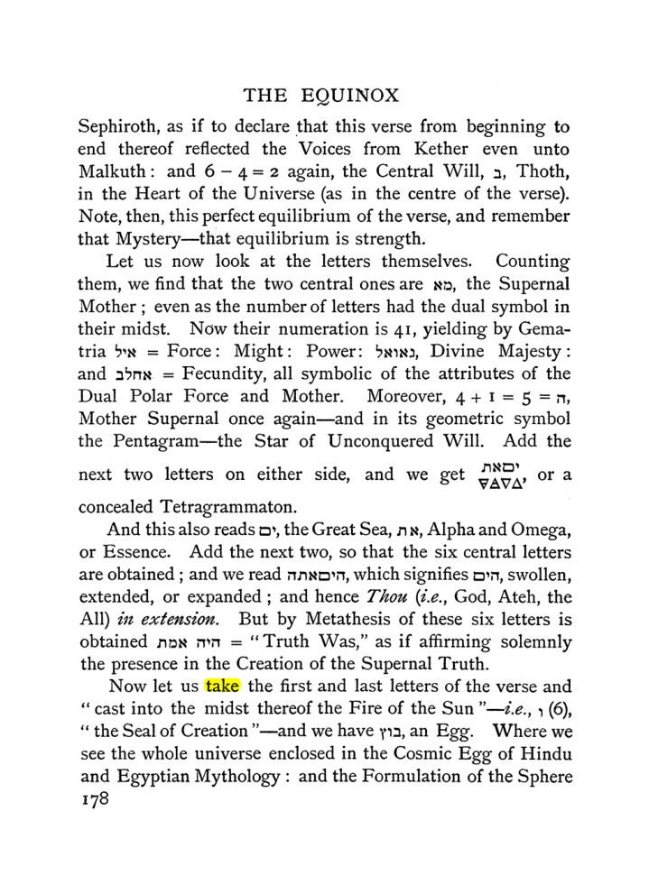 Original scan of The Equinox (Volume I, Number I), PDF page 188