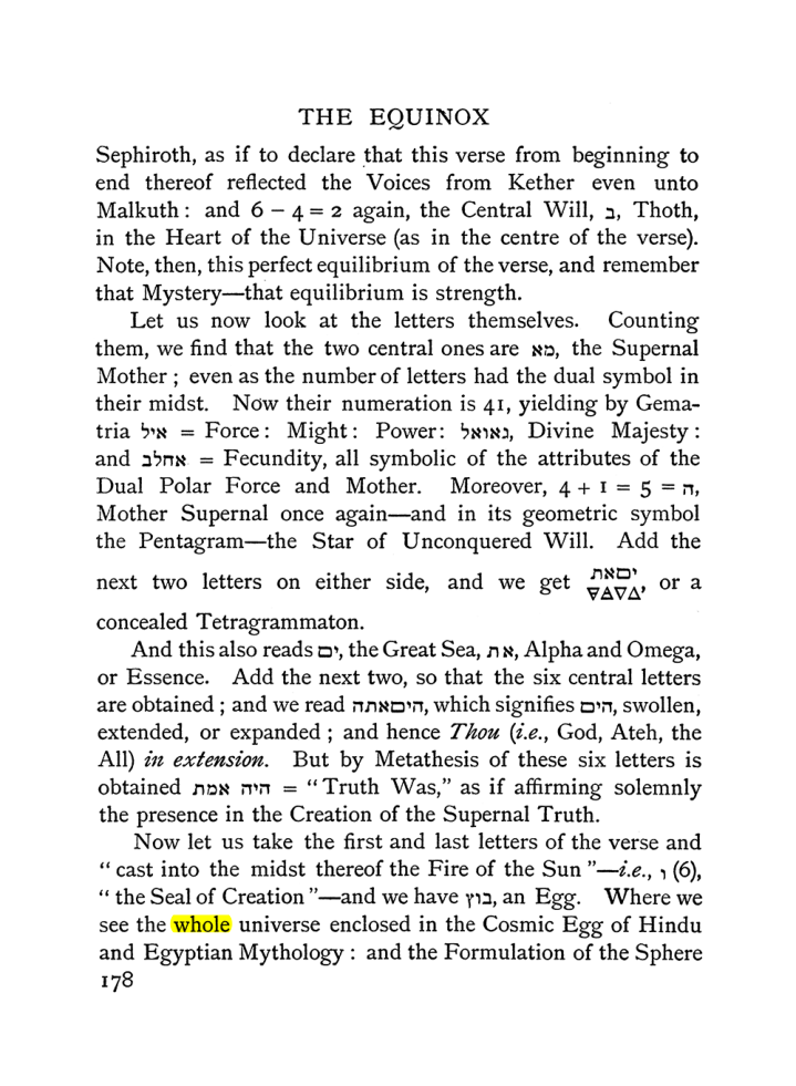Original scan of The Equinox (Volume I, Number I), PDF page 188
