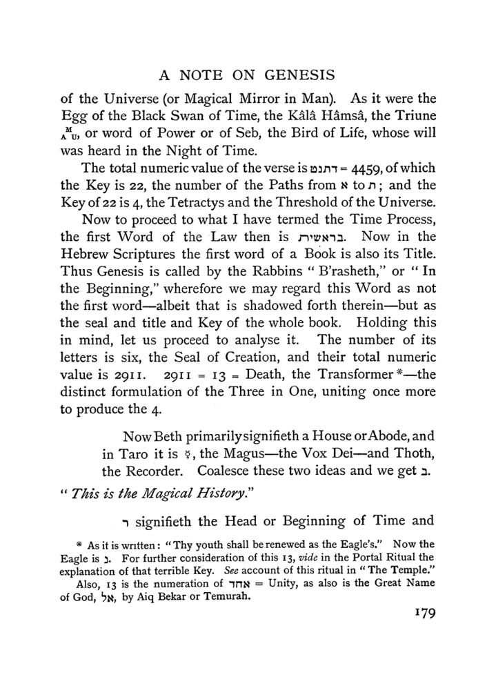 Original scan of The Equinox (Volume I, Number I), PDF page 189