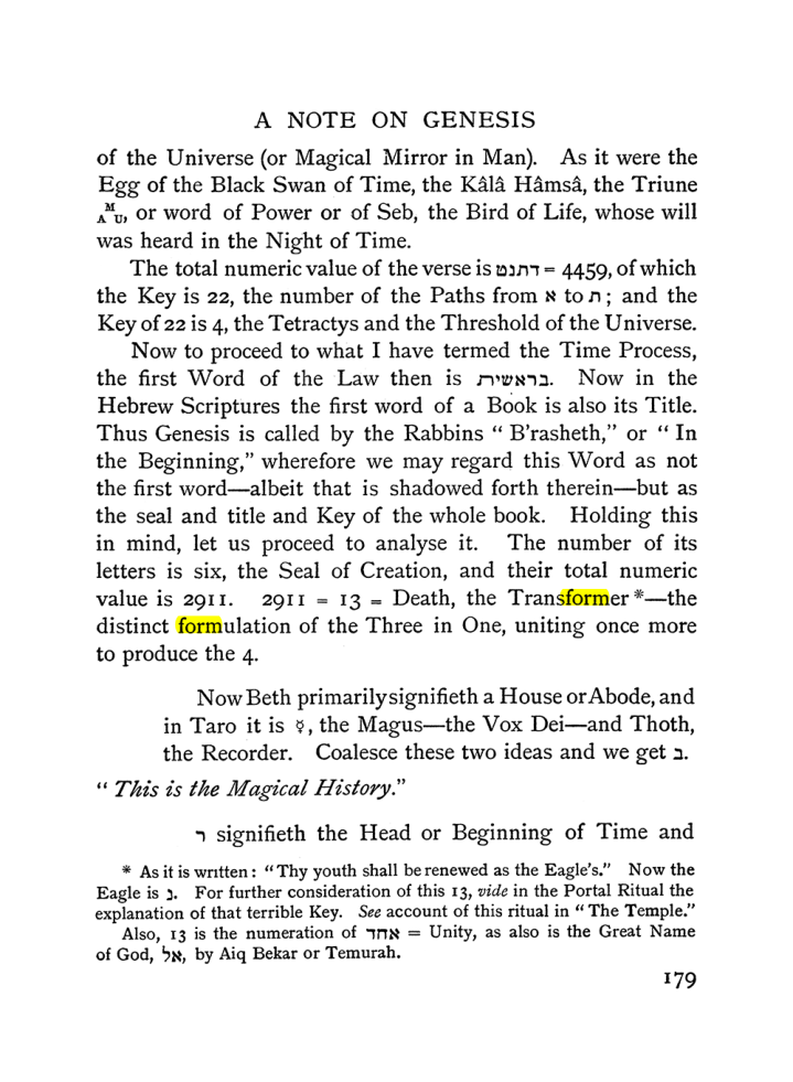 Original scan of The Equinox (Volume I, Number I), PDF page 189