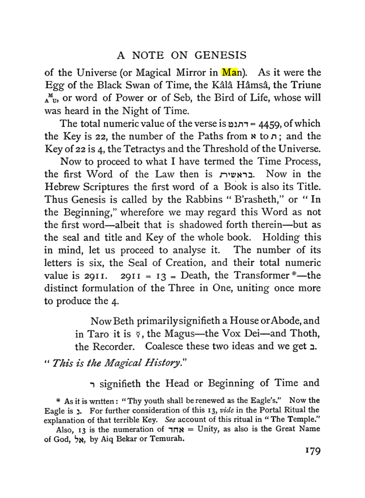 Original scan of The Equinox (Volume I, Number I), PDF page 189