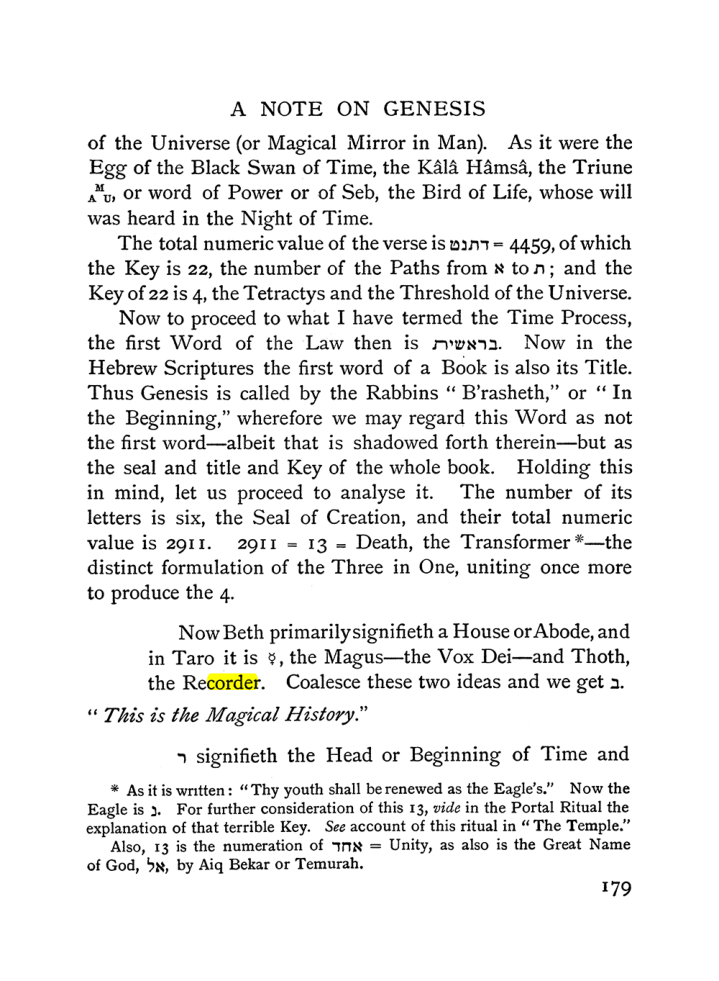 Original scan of The Equinox (Volume I, Number I), PDF page 189