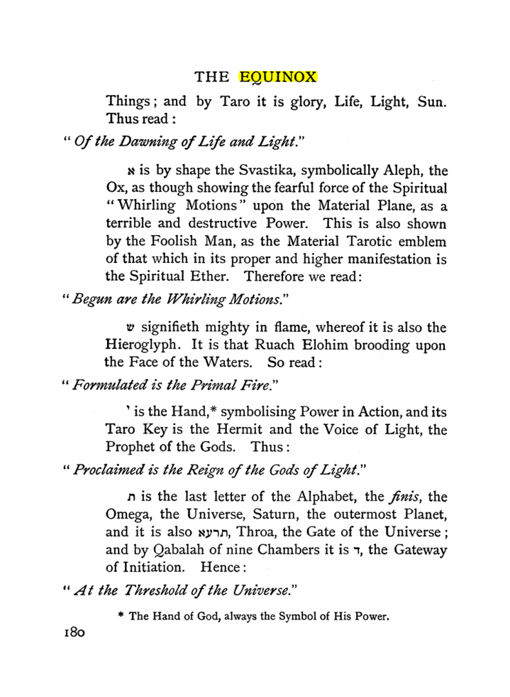 Original scan of The Equinox (Volume I, Number I), PDF page 190