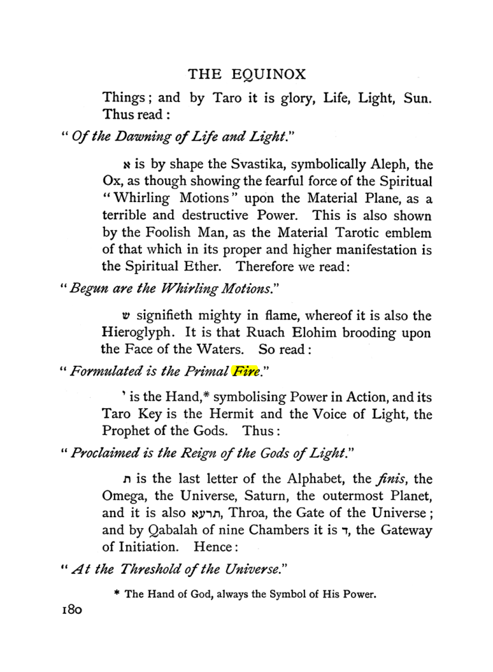 Original scan of The Equinox (Volume I, Number I), PDF page 190