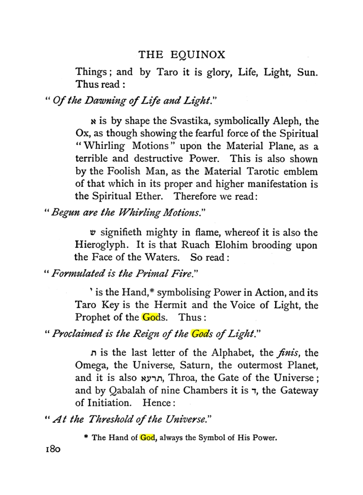 Original scan of The Equinox (Volume I, Number I), PDF page 190