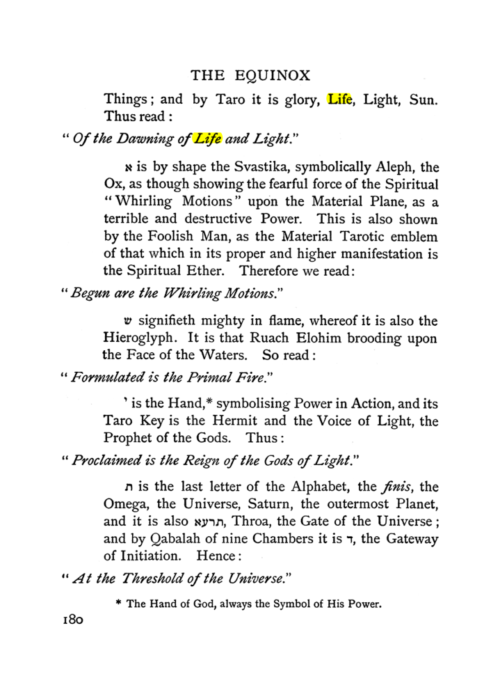 Original scan of The Equinox (Volume I, Number I), PDF page 190