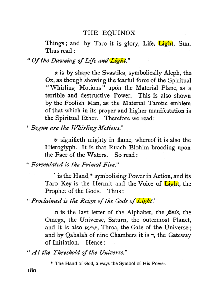 Original scan of The Equinox (Volume I, Number I), PDF page 190