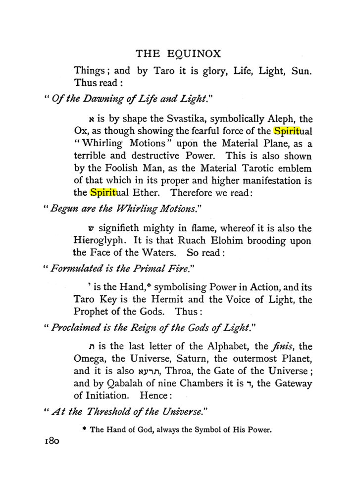 Original scan of The Equinox (Volume I, Number I), PDF page 190