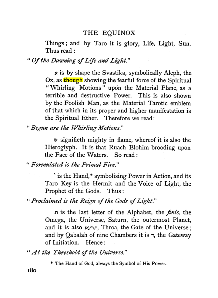 Original scan of The Equinox (Volume I, Number I), PDF page 190