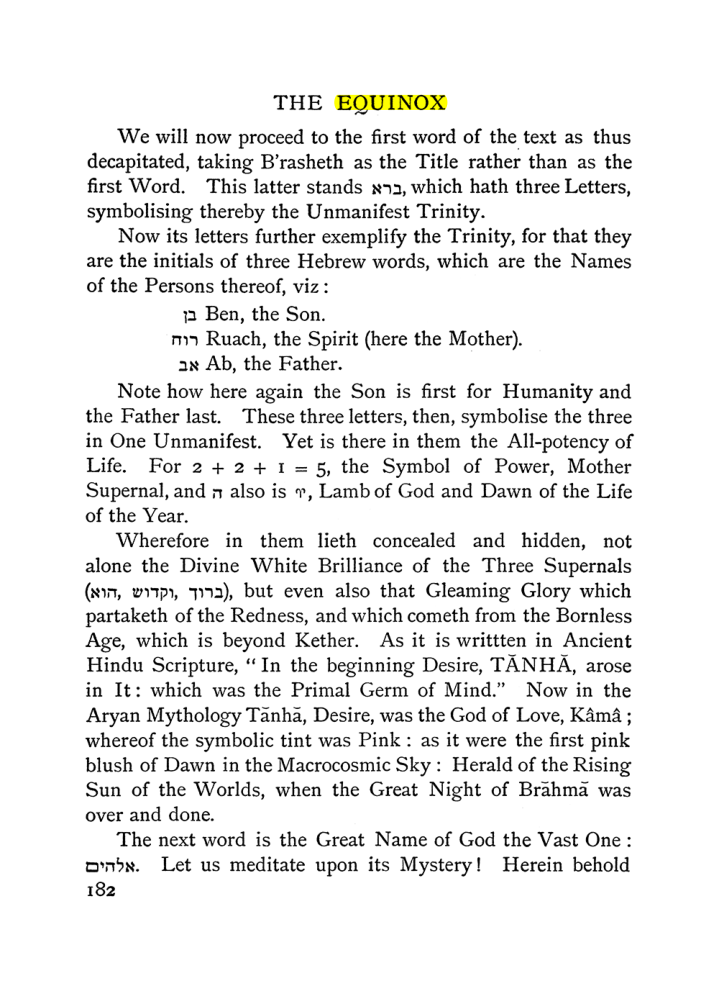 Original scan of The Equinox (Volume I, Number I), PDF page 192