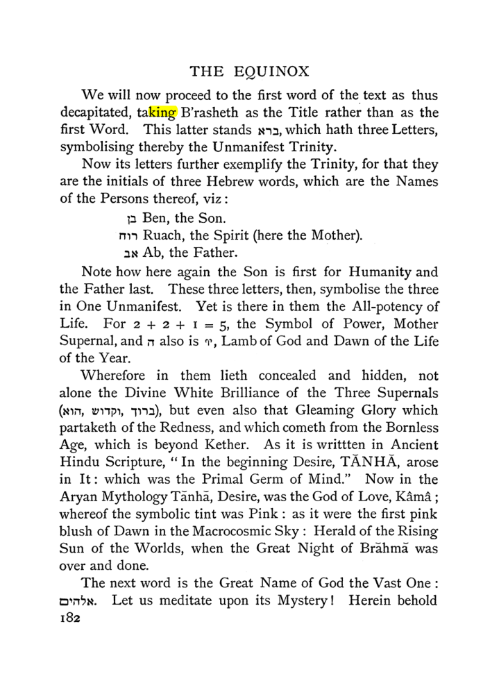Original scan of The Equinox (Volume I, Number I), PDF page 192
