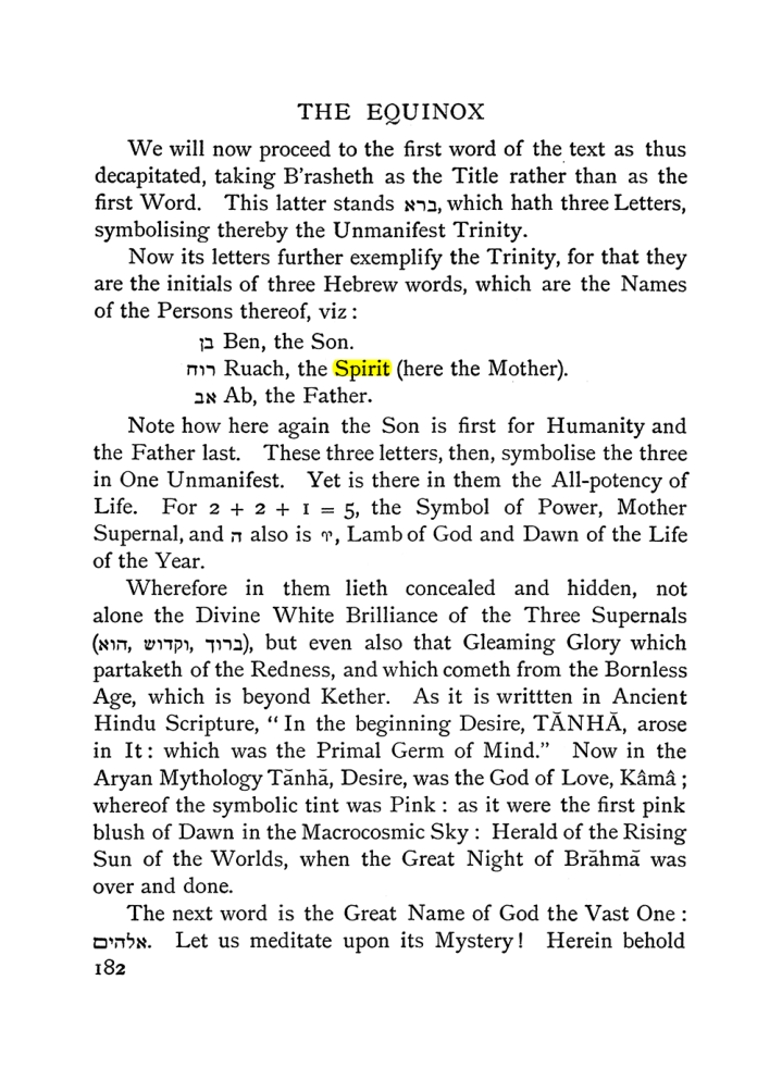Original scan of The Equinox (Volume I, Number I), PDF page 192