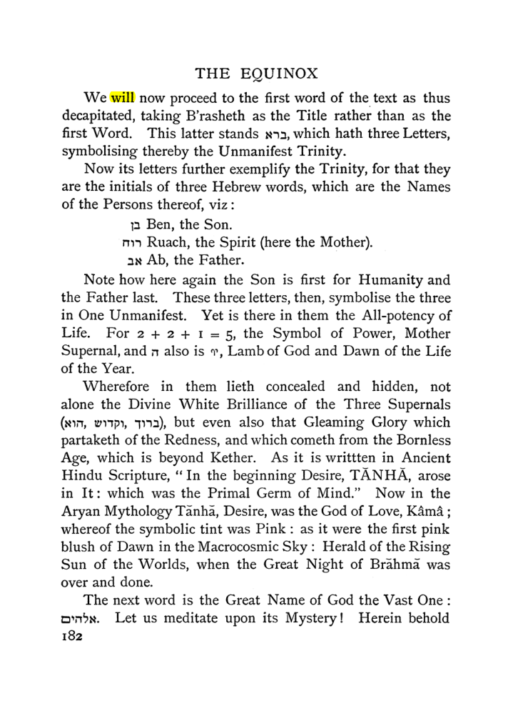 Original scan of The Equinox (Volume I, Number I), PDF page 192