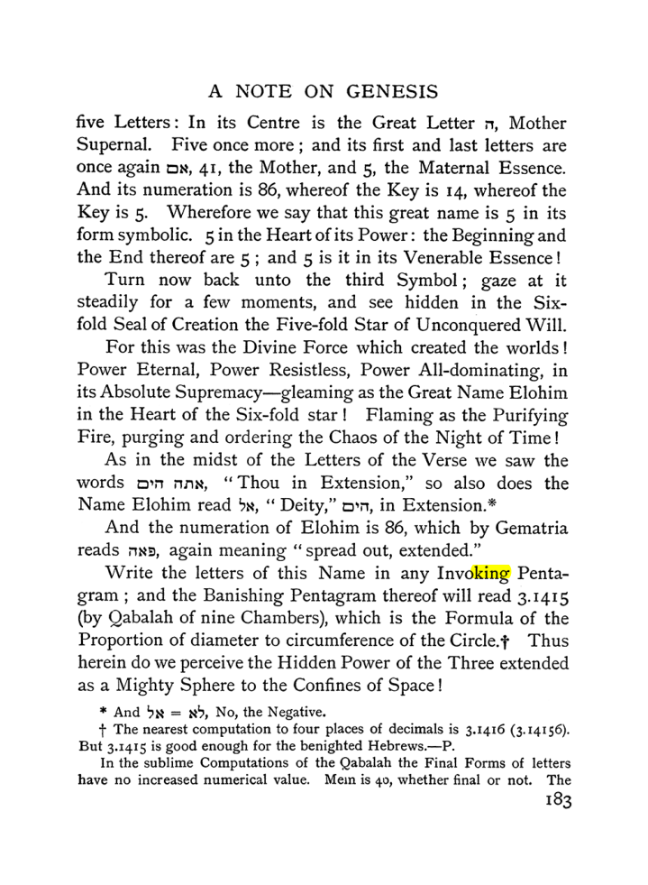 Original scan of The Equinox (Volume I, Number I), PDF page 193