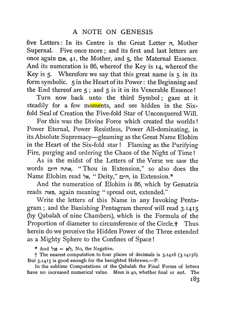 Original scan of The Equinox (Volume I, Number I), PDF page 193