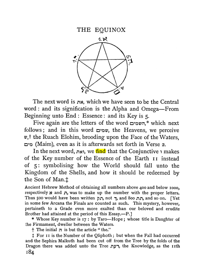 Original scan of The Equinox (Volume I, Number I), PDF page 194