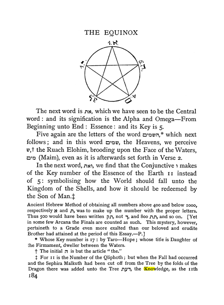 Original scan of The Equinox (Volume I, Number I), PDF page 194