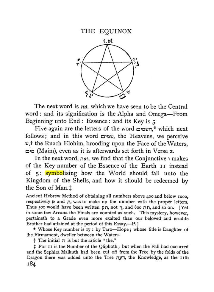 Original scan of The Equinox (Volume I, Number I), PDF page 194