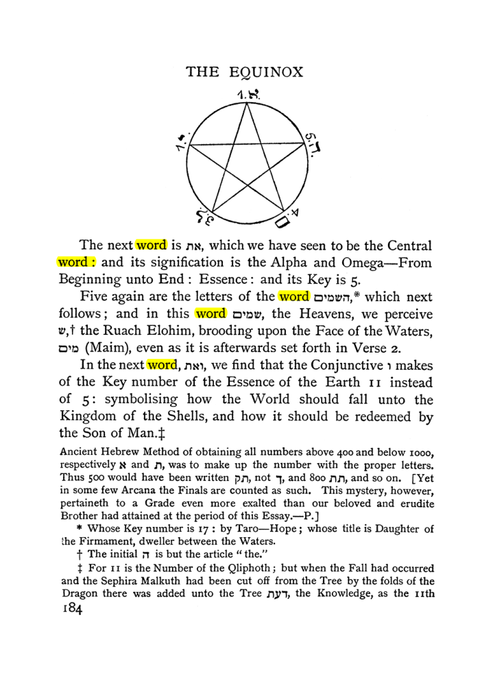 Original scan of The Equinox (Volume I, Number I), PDF page 194