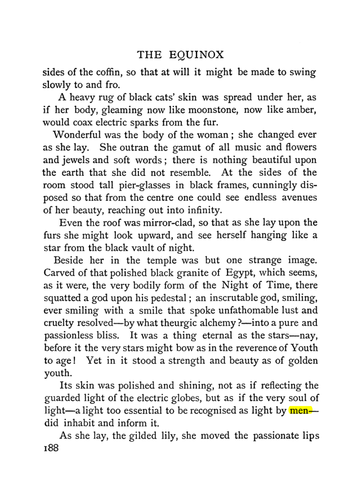 Original scan of The Equinox (Volume I, Number I), PDF page 198