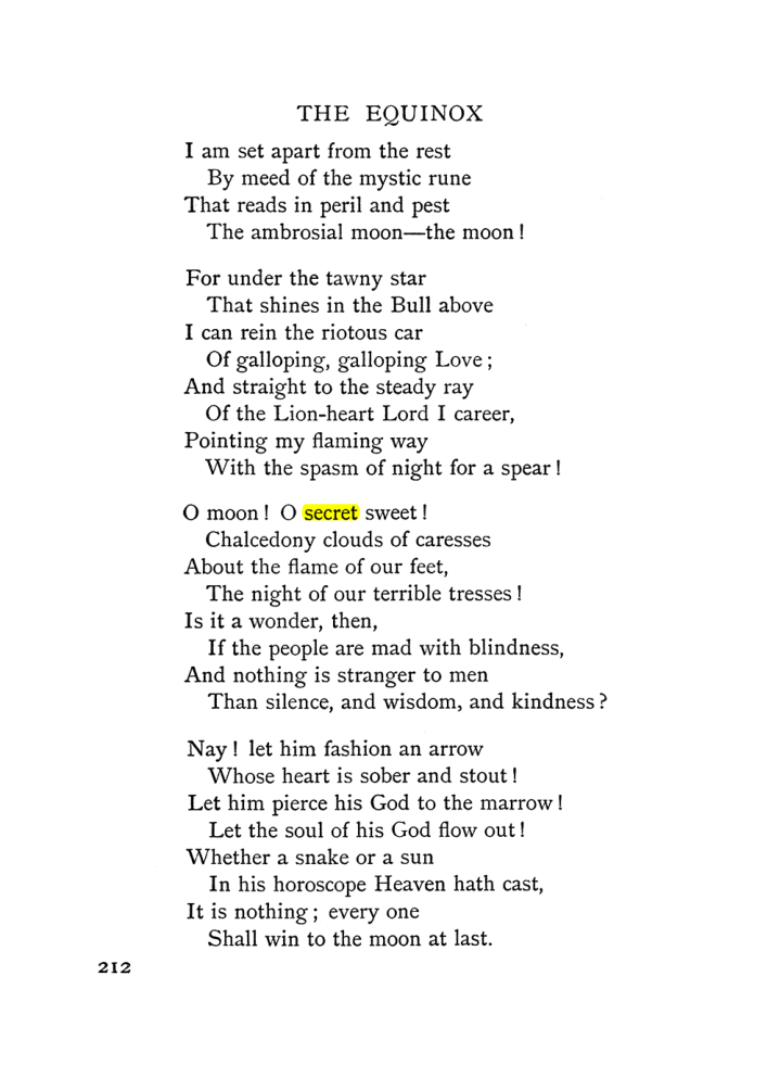 Original scan of The Equinox (Volume I, Number I), PDF page 222